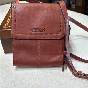 American Leather Co. Brown Crossbody Bag